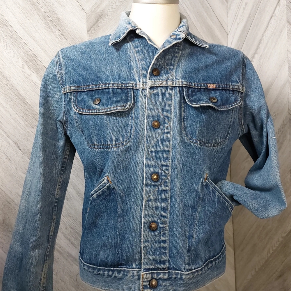 Vintage GWG denim snap button jacket